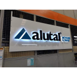 orçamento de letras caixas com led Cesário Lange